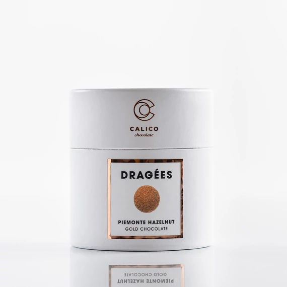 CALICO DRAGÉES Piemonte Hazelnut - Gold 100 g